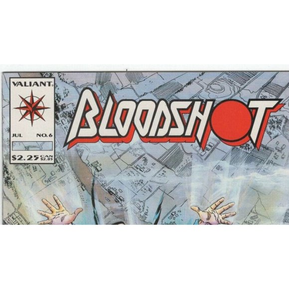 Comic Book Valiant Bloodshot #6 July 1993 Ninjak Vintage Collectible - Picture 8 of 10